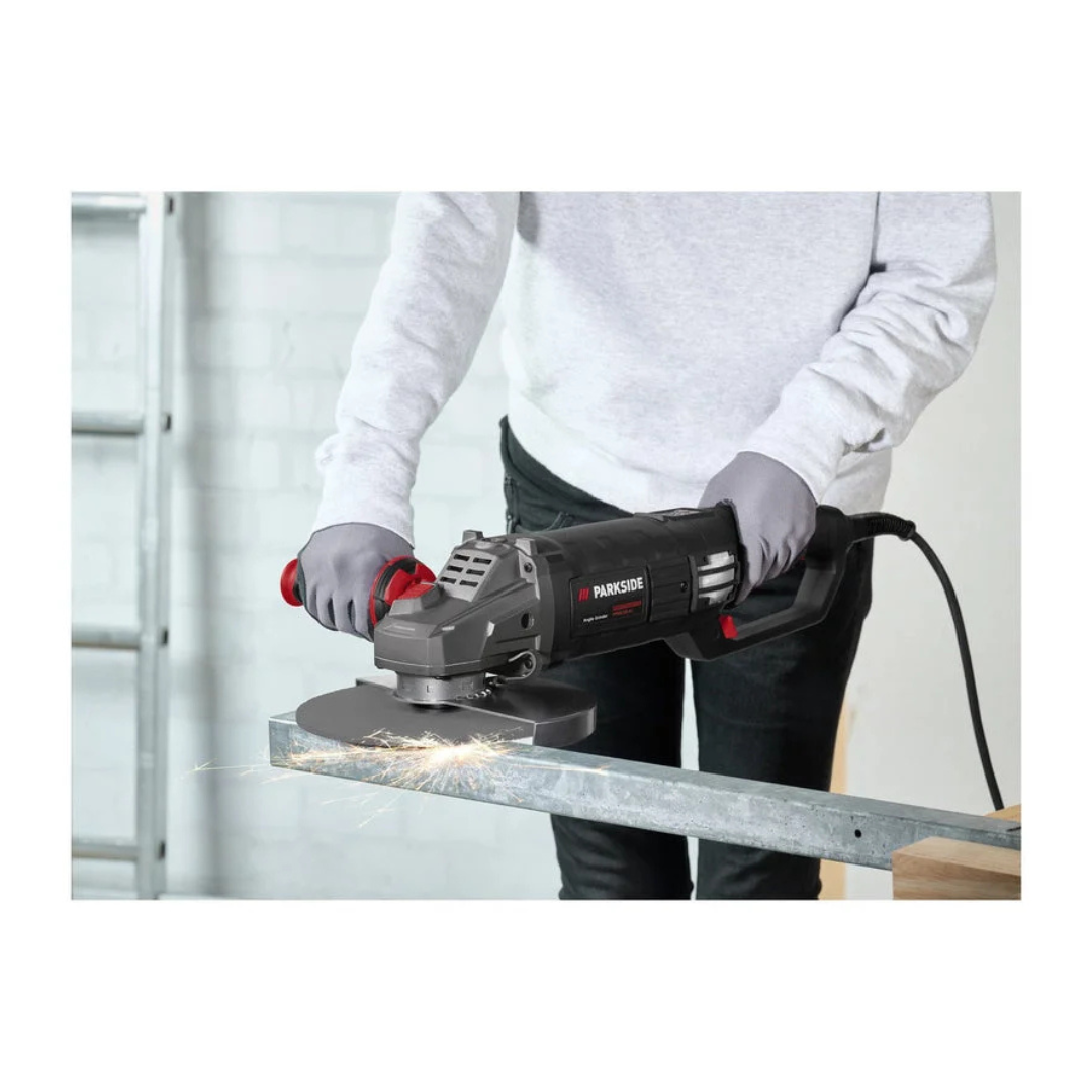 Angle grinder - In use on metal