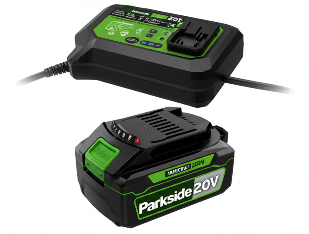 PARKSIDE 20V Drill - Battery with LED indicator