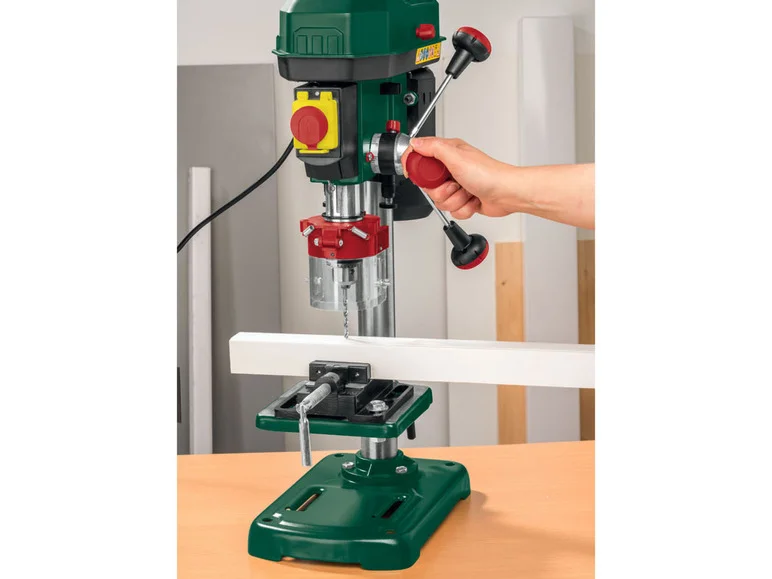 PARKSIDE PTBM400 drill press in use