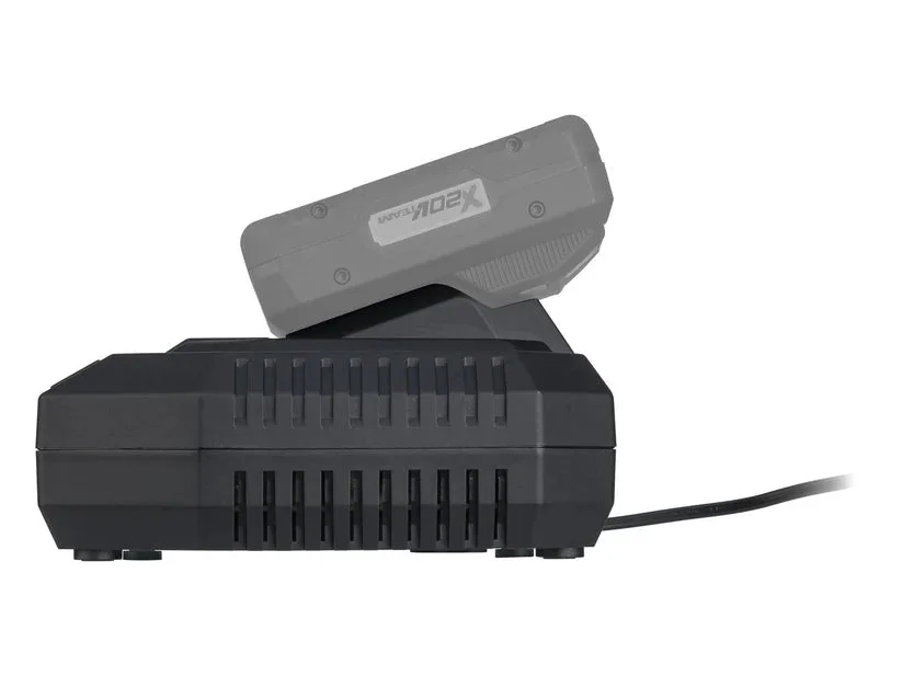 PARKSIDE PERFORMANCE® Smart Charger PLGS 2012 A1 - Side view with battery